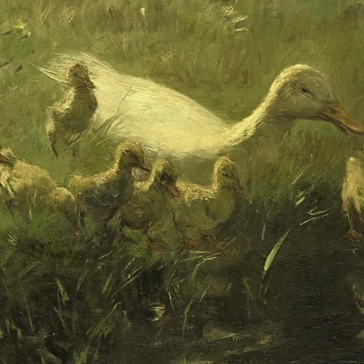 ヴィンテージ ダックプリント 素朴なホームデコレーション