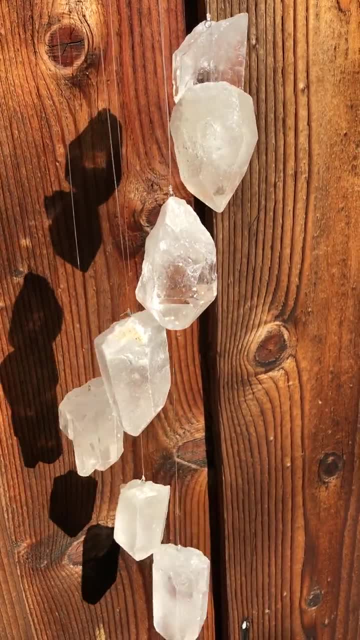 1pc Carillon éolien en cristal attrape soleil en pierre - Temu France