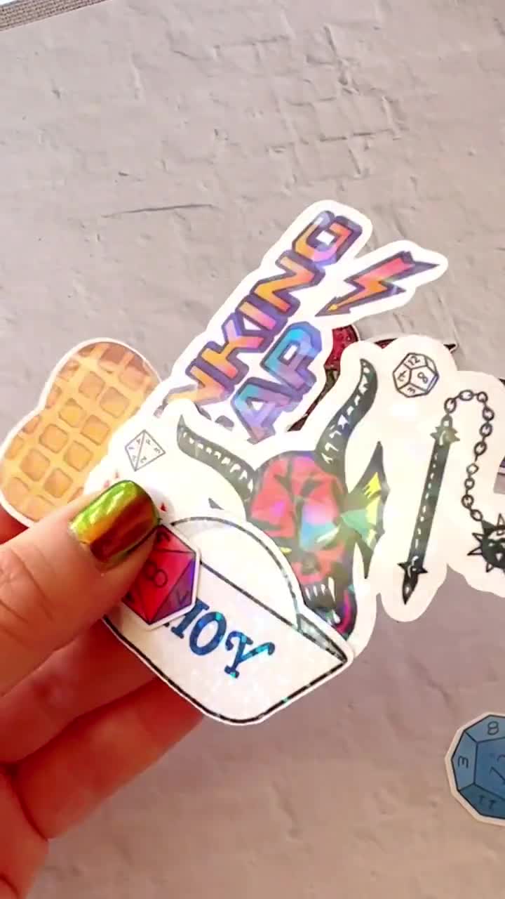 ✨🤩 Make SPARKLY Holographic Stickers at Home!!! 🤩✨ 