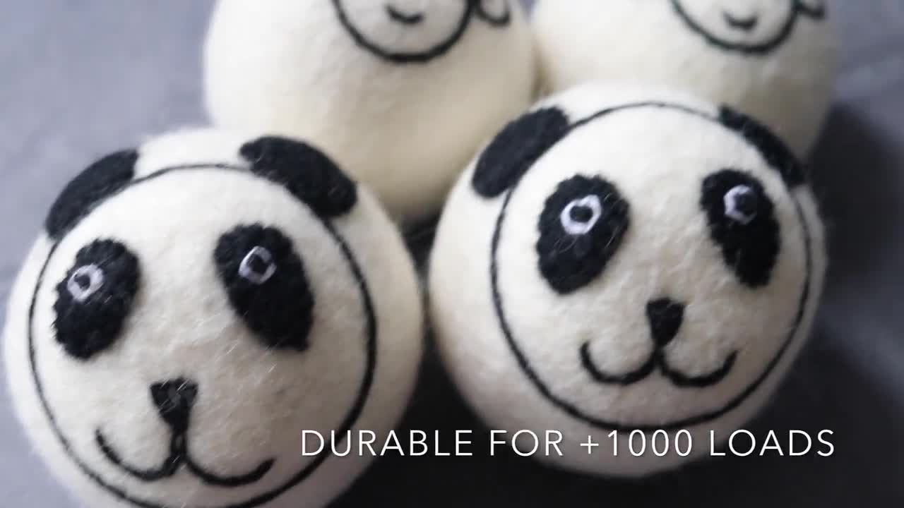 Panda Dryer Balls 