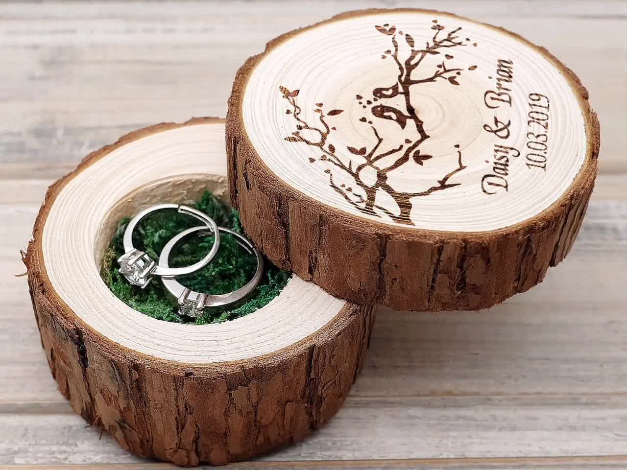 Rose Heart Flower Blossom Ring Box GIFT FOR Valentine's Day Ceremony  Proposal | eBay