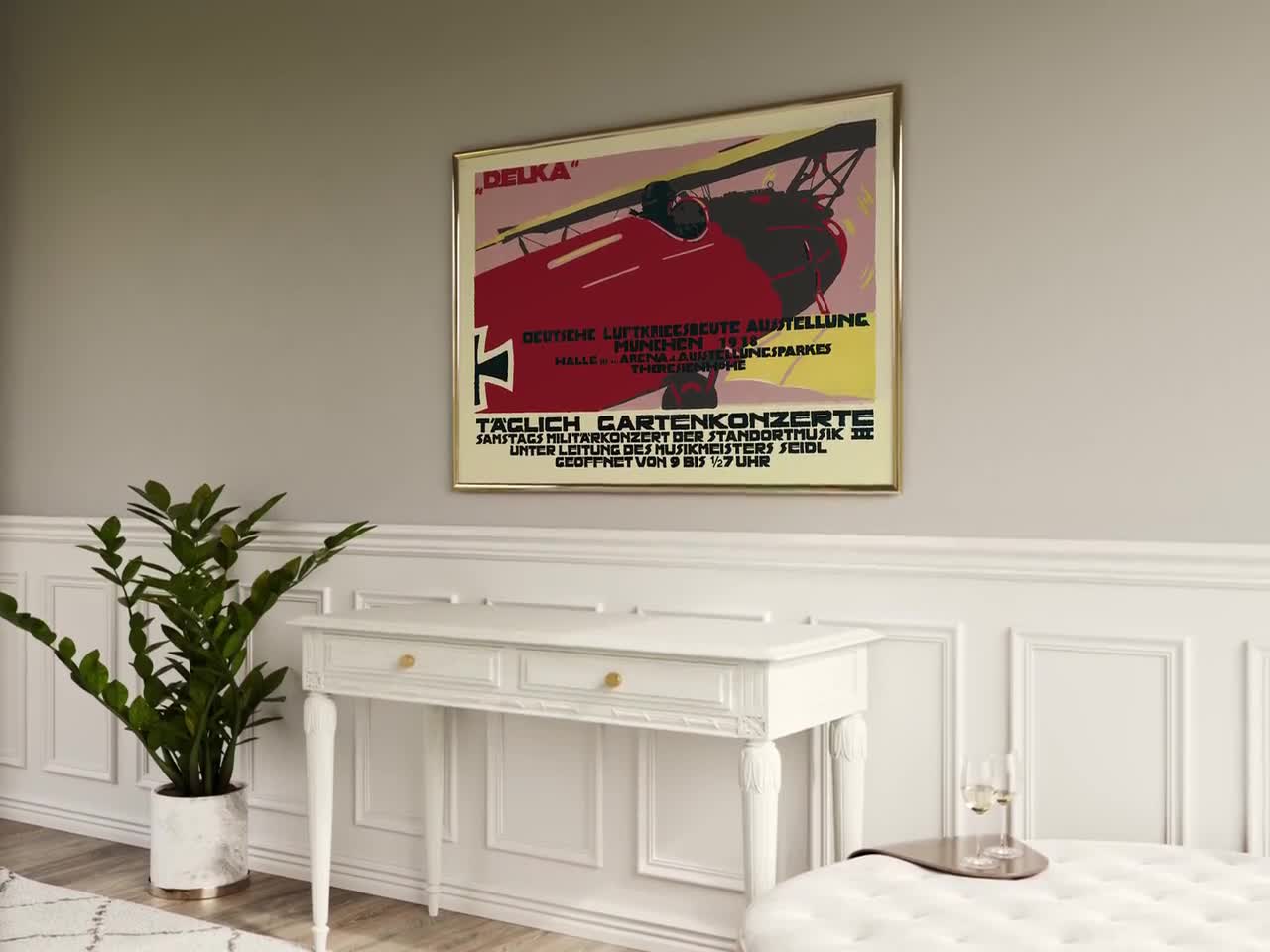 第一次世界大戦ドイツ帝国のプロパガンダポスター - 空中戦の戦利品