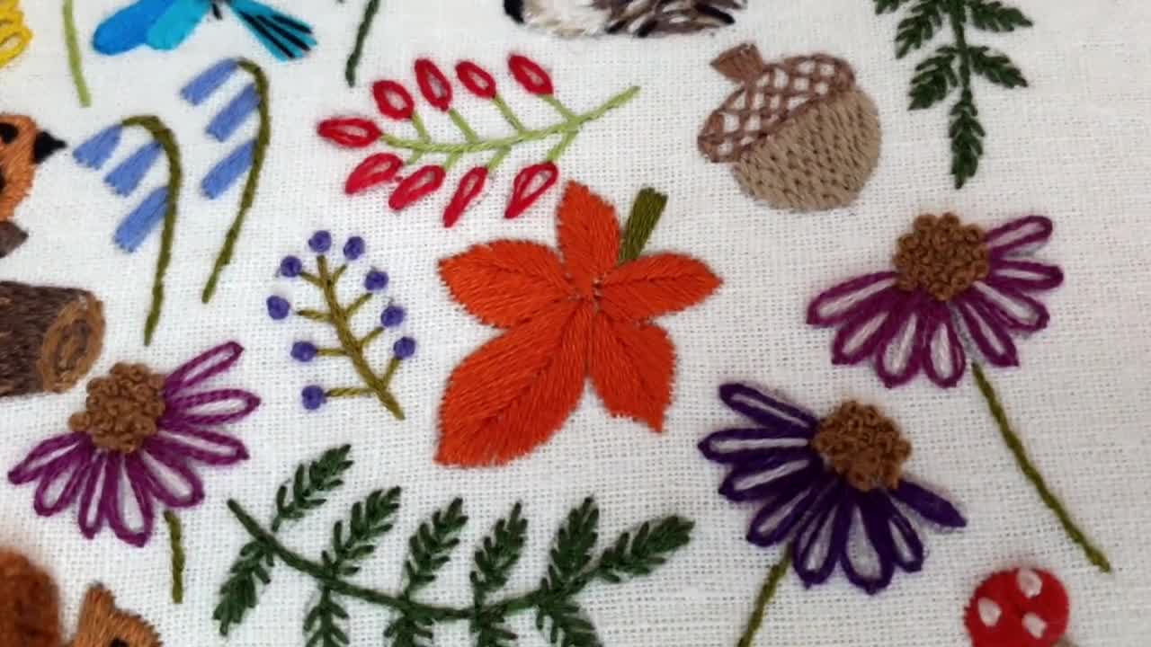 Round and Round the Garden Hand Embroidery Pattern – StitchDoodles