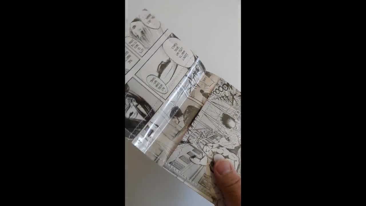 Mi próxima vida como villana: ¡todos los caminos conducen a la perdición! - Billetera plegable de vinilo reciclada con forma de cómic manga video poster