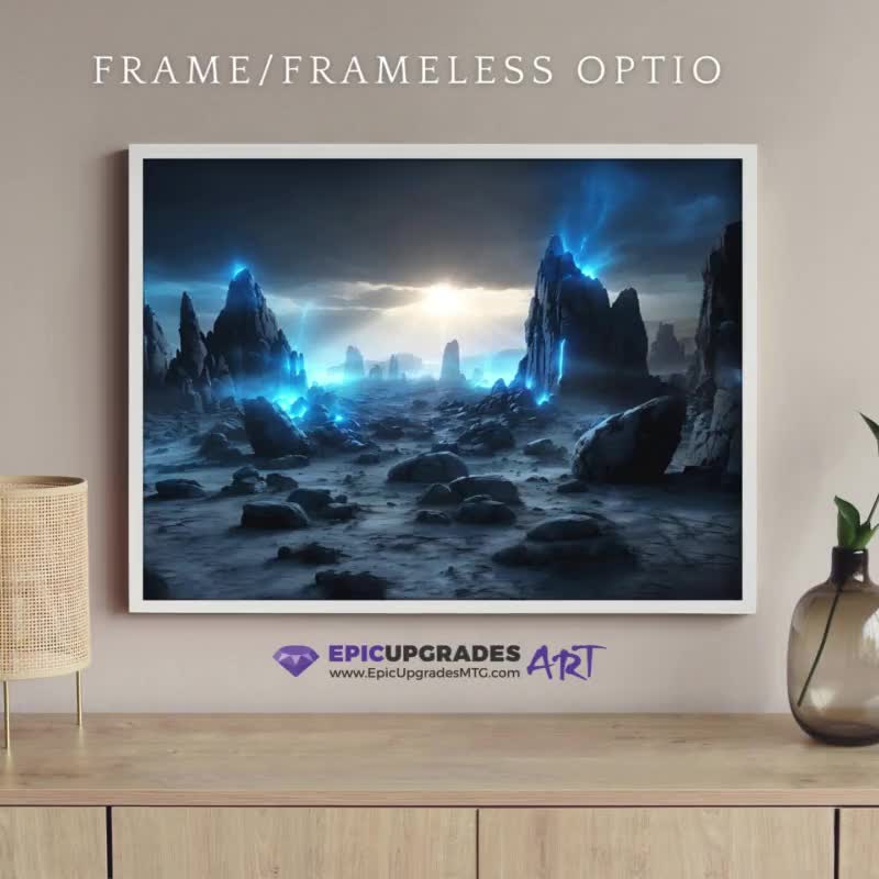 Wastes Wall Art - Fantasy Land Series | 24"x18" Magic the Gathering  Inspired Artwork Colorless MTG Poster