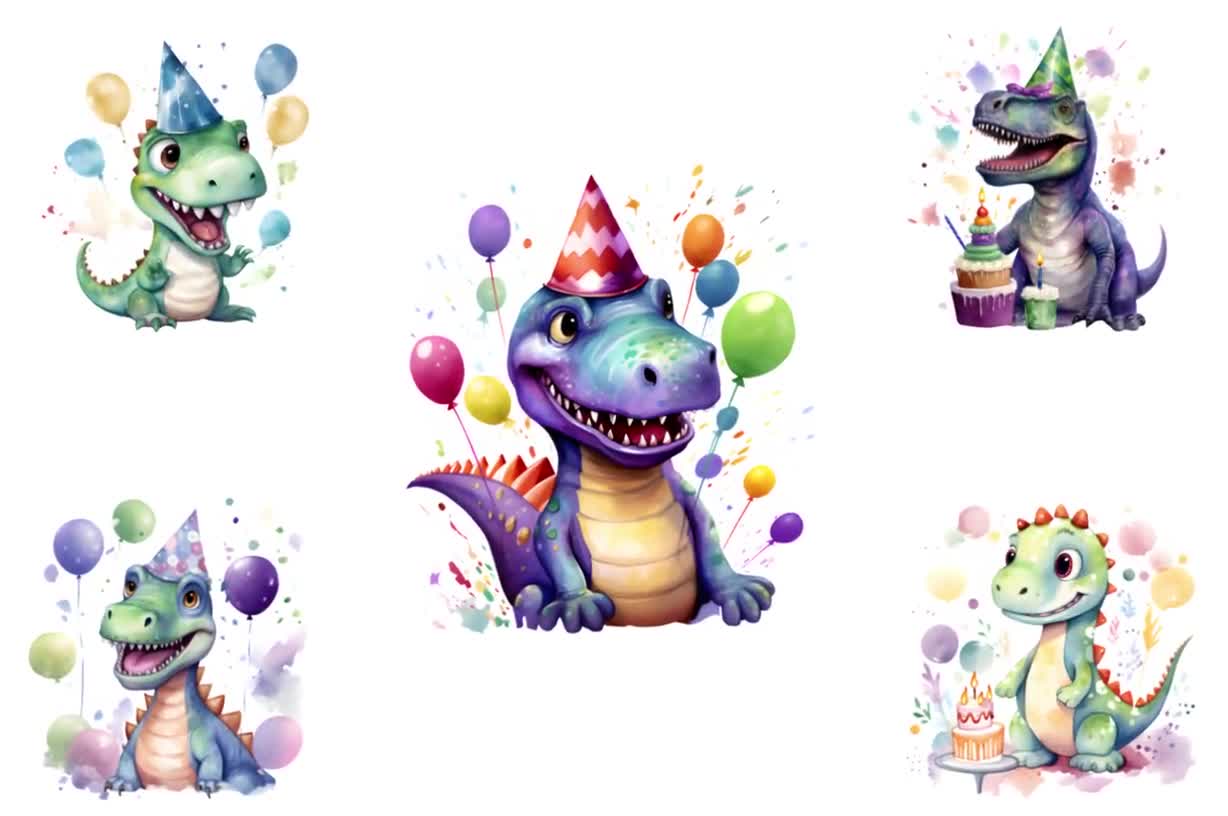 feliz cumpleaños dinosaurio página para colorear