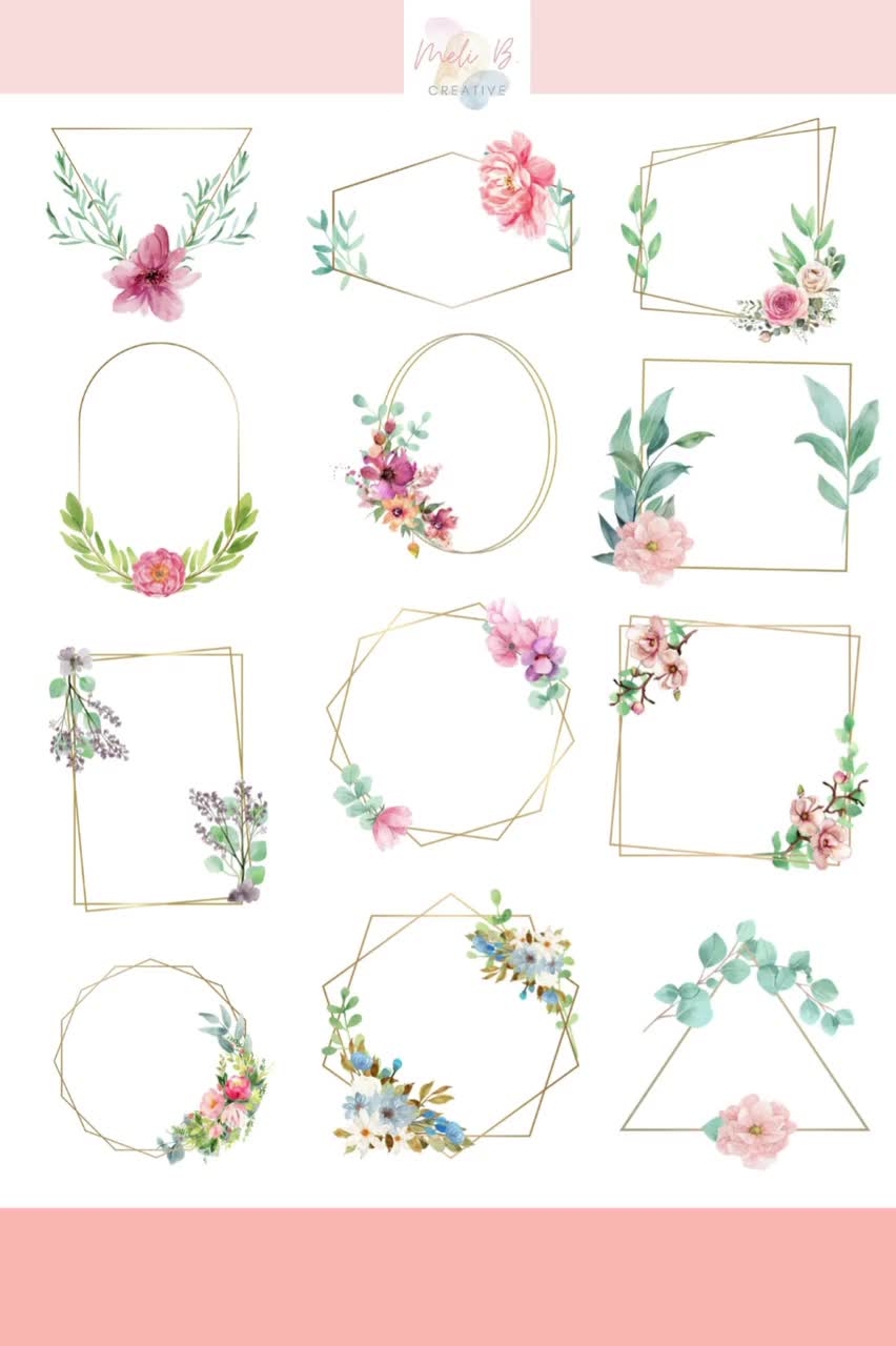 Watercolor flower stickers! 🌹🌸🌺Swipe to see them all : r/GoodNotes