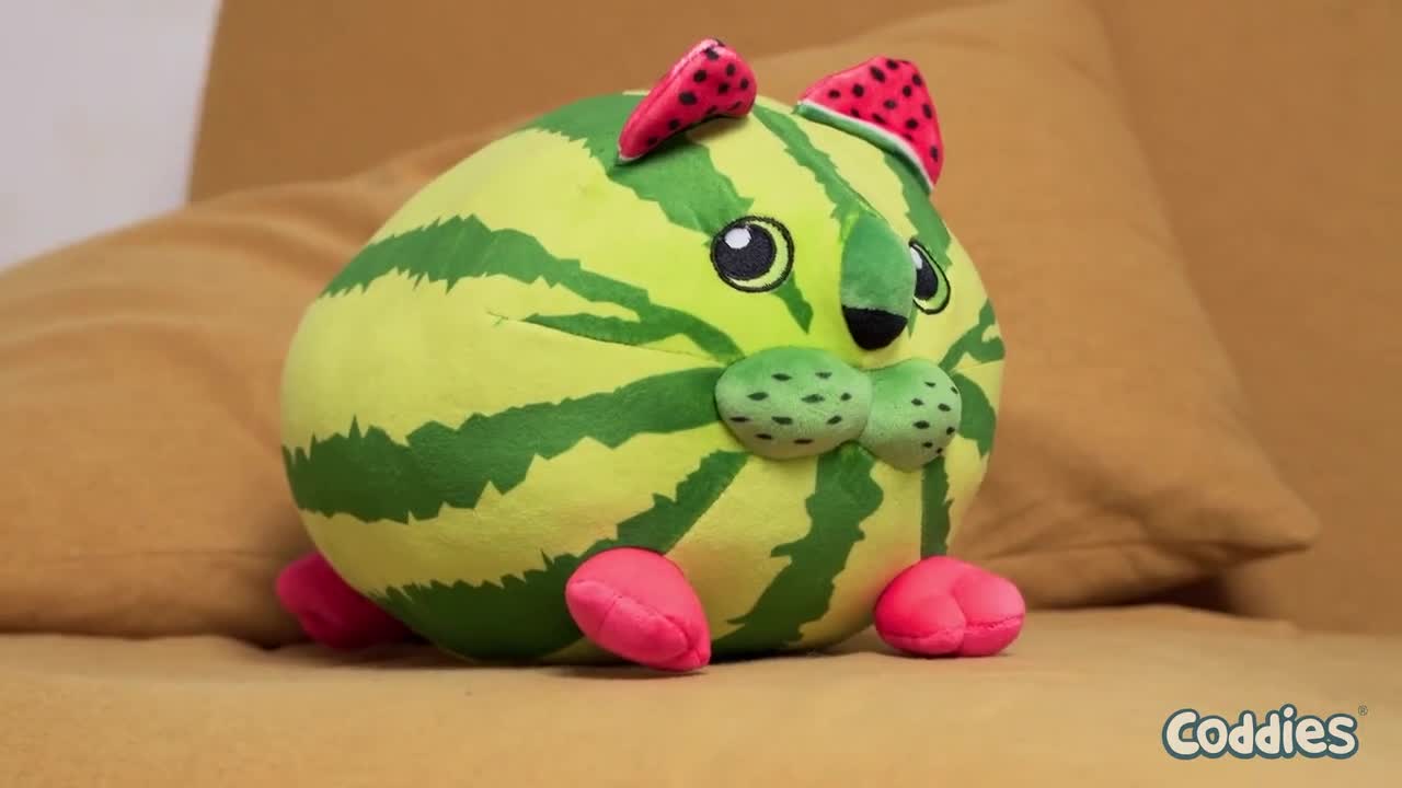 Coddies Watermelon Cat Plush Toy - 10