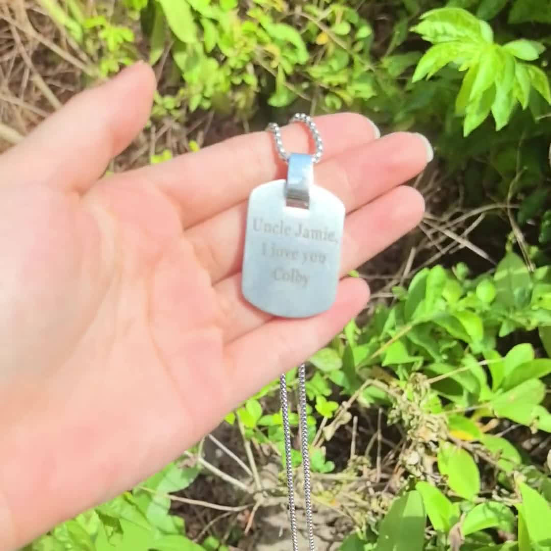 Ciondolo A Fora Di Cane Barboncino Collana Da Uoo In Acciaio Al Titanio Anno Del Cane - Foto 3