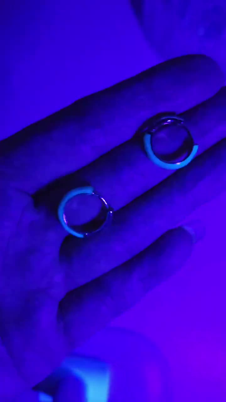 Glow in Dark Link Earrings,hoop Earrings,link's Earrings Cosplay