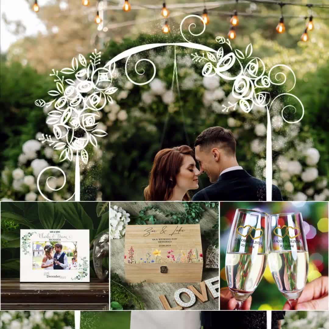 Personalised Large Wedding Day Photo Picture Album Keepsake Or Gift