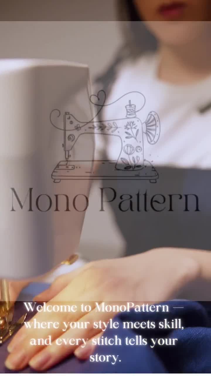 Patrón de costura de bralette en PDF, descarga digital de top de lencería, tallas de mujer S a 3XL video poster