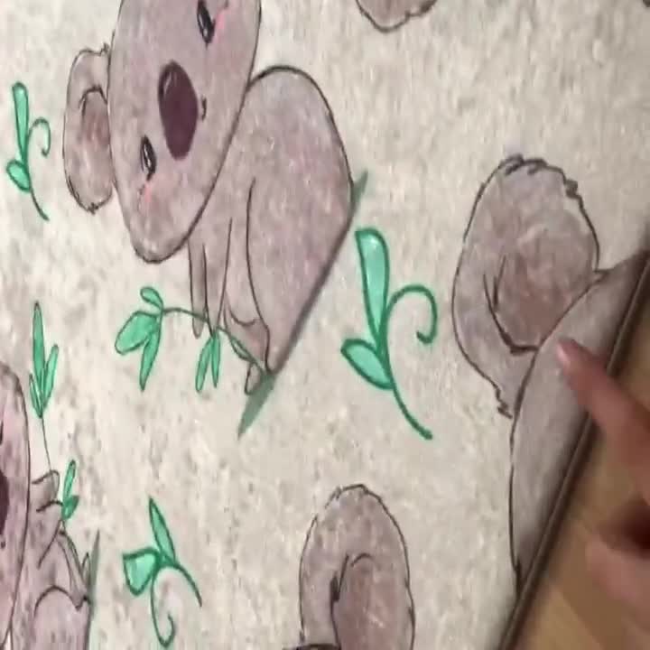 Tappeto a forma di koala per bambini 120x80