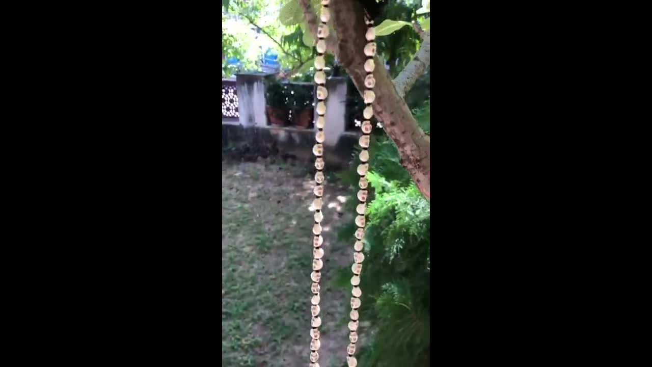 Déesse KALI Nar Mund Mala ROSAIRE crâne sculpté 108 abeilles perles de