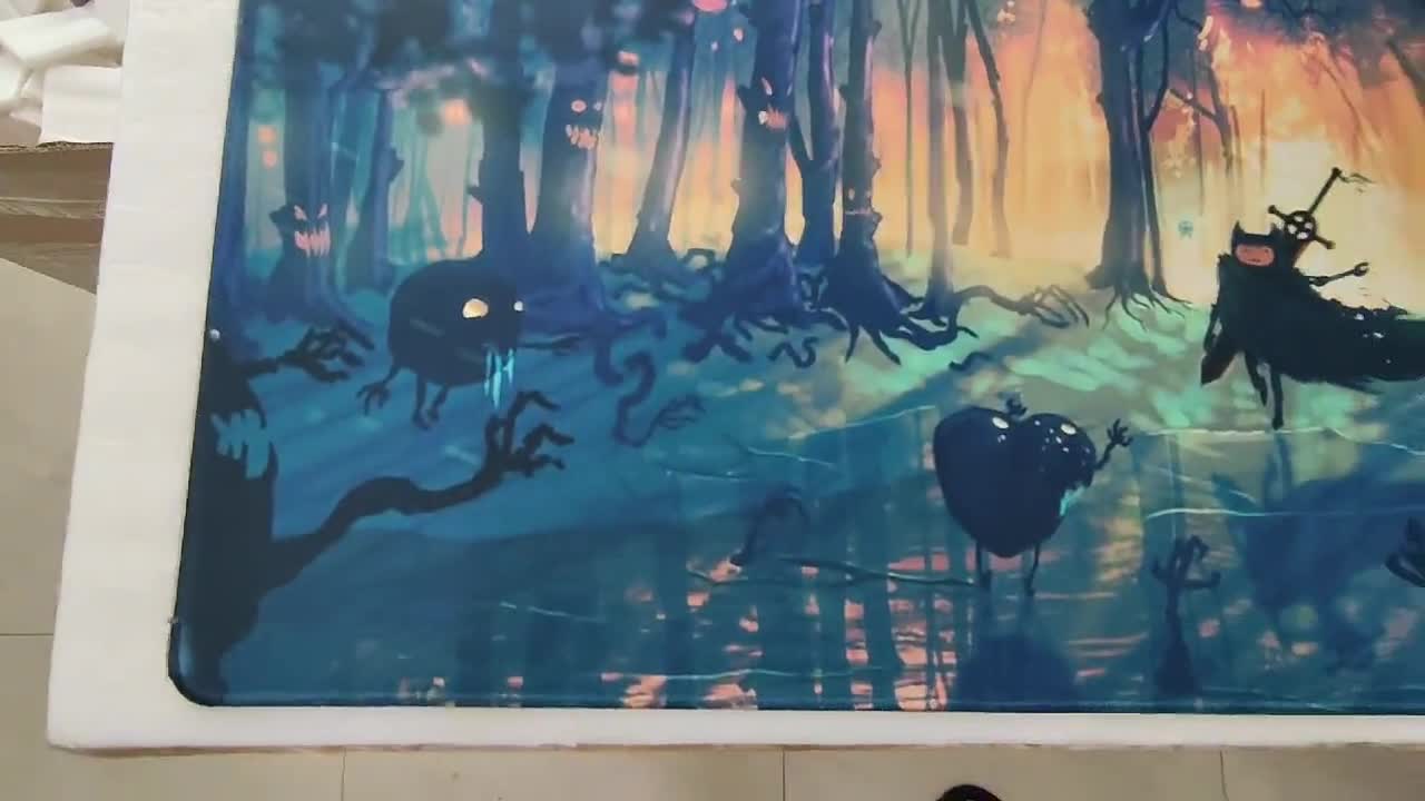 Adventure Time Berserk TCG Playmat: Duskmourn Forest Design - Etsy