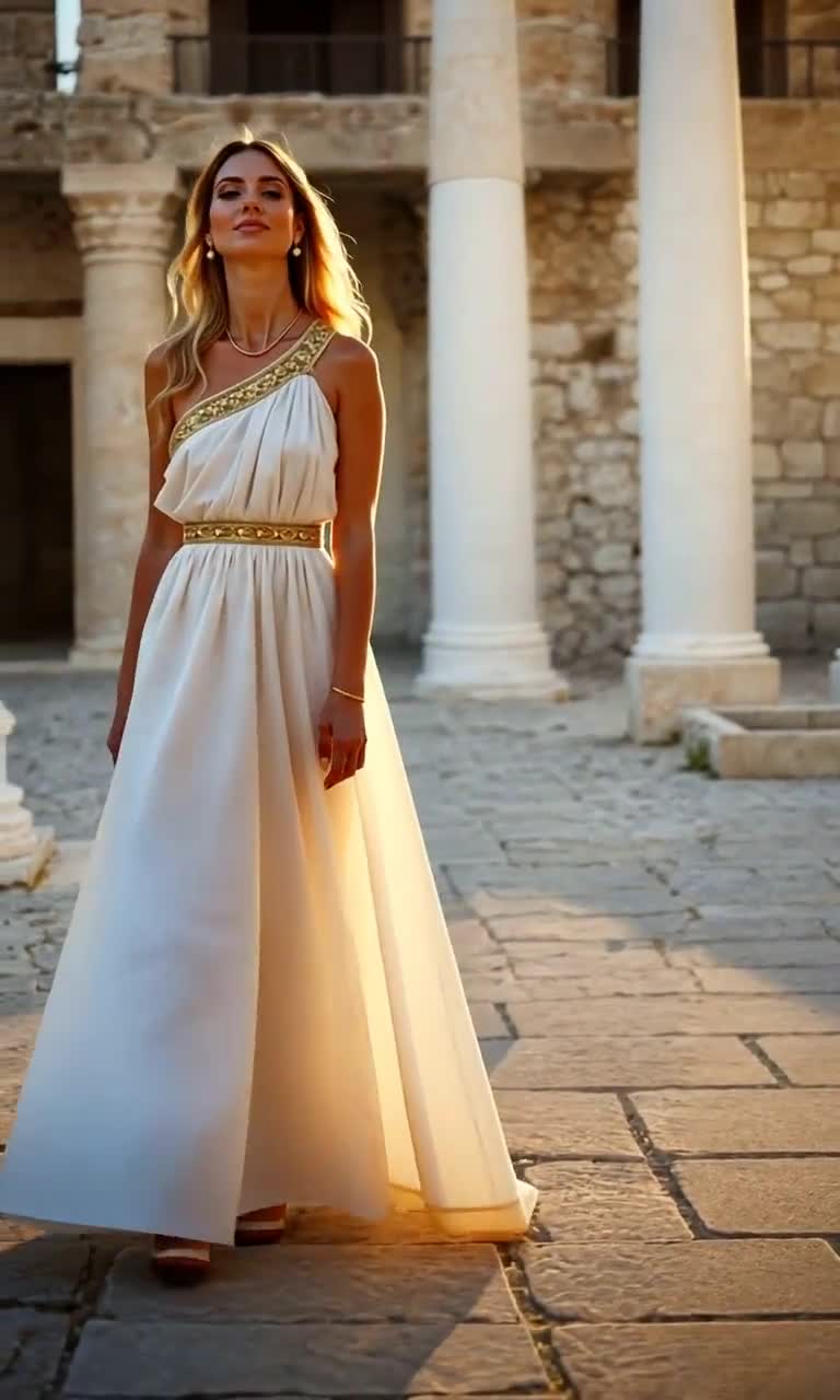Toga Style Dress Ancient Greek Wedding Toga Style Bridesmaid Dresses Blue  Aurora