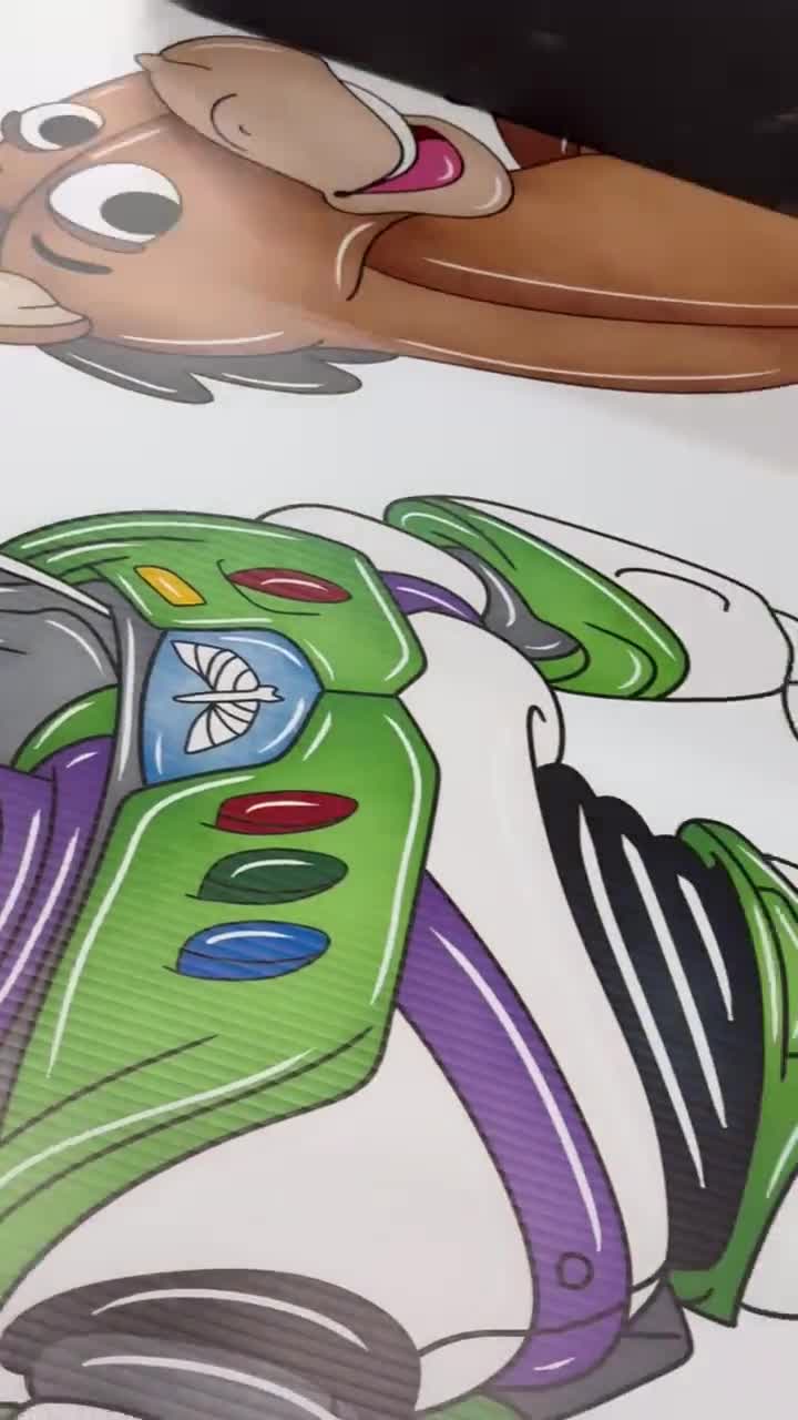 Cars Watercolor Cutout, Party Props, Life Size Cutout, Backdrop Decor, Standee, Boys Birthday Decor, Centerpieces, Lightning Mcqueen video poster