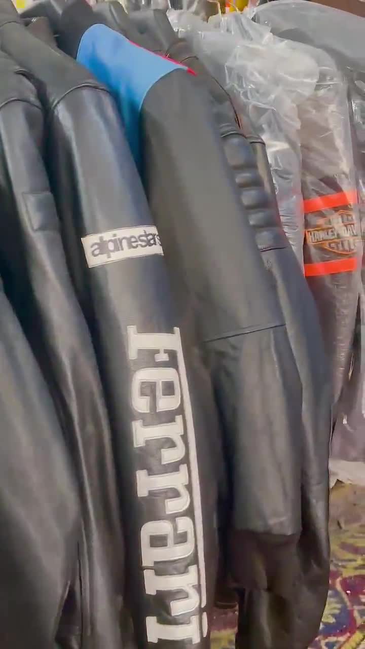 Men's Spider-Man Inspired Leather Biker Jacket | Asymmetrical Moto Cosplay video poster