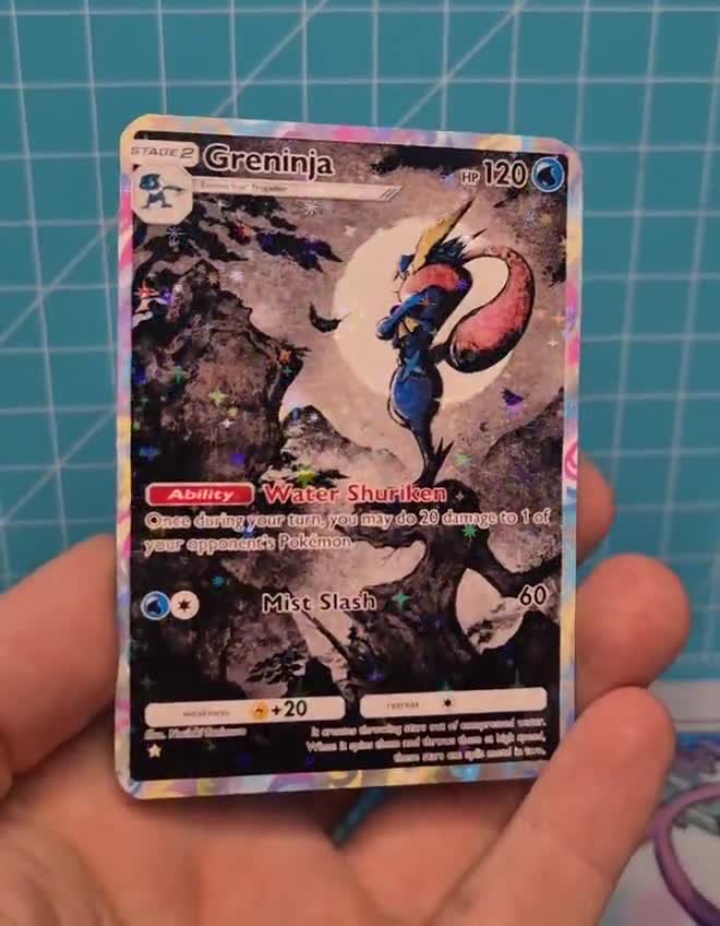 rare greninja card Greninja ex - 214/167 - SV06: Twilight Masquerade
