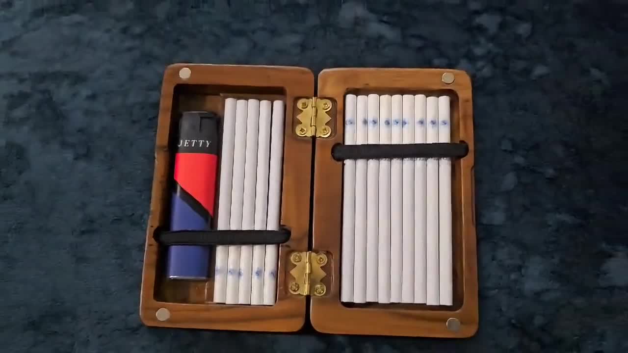make a cigarette case wood gusset diy kit, 2pc/lot stainless steel, Cigarette case, diy