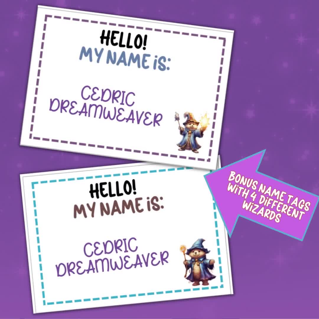 Hello My Name Is - Name Tag Wizard