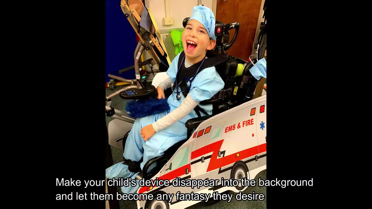 Rolling Buddies Army Tank 2 Wheelchair Costume Child's 