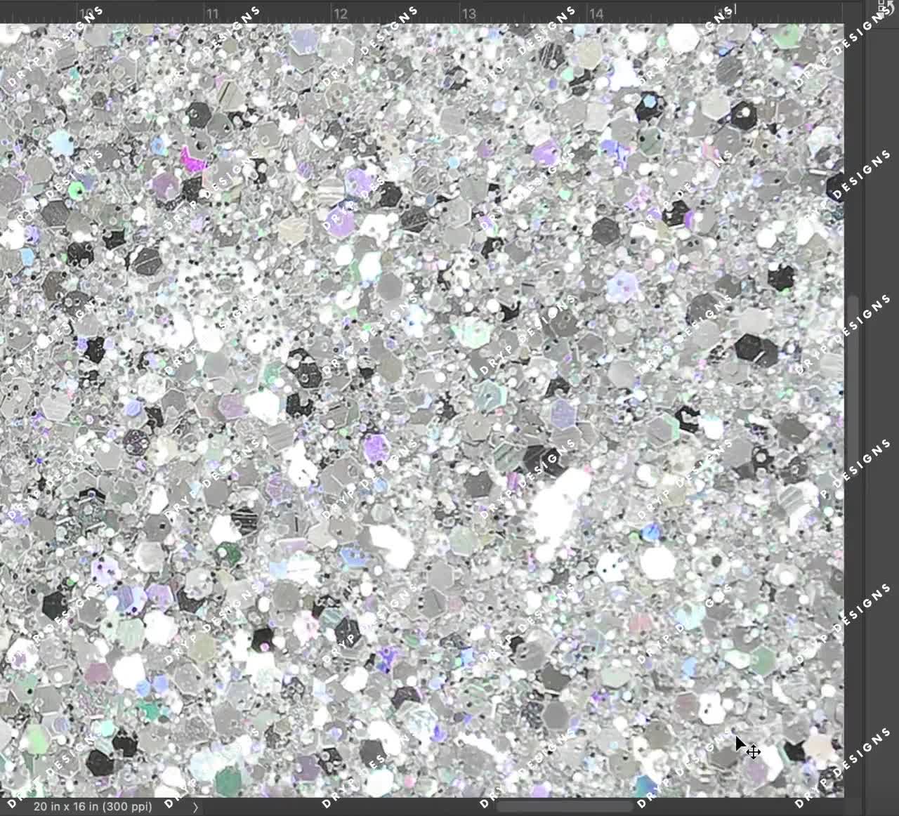 White Glitter Silver Glitter Background Hyper Realistic Intricate