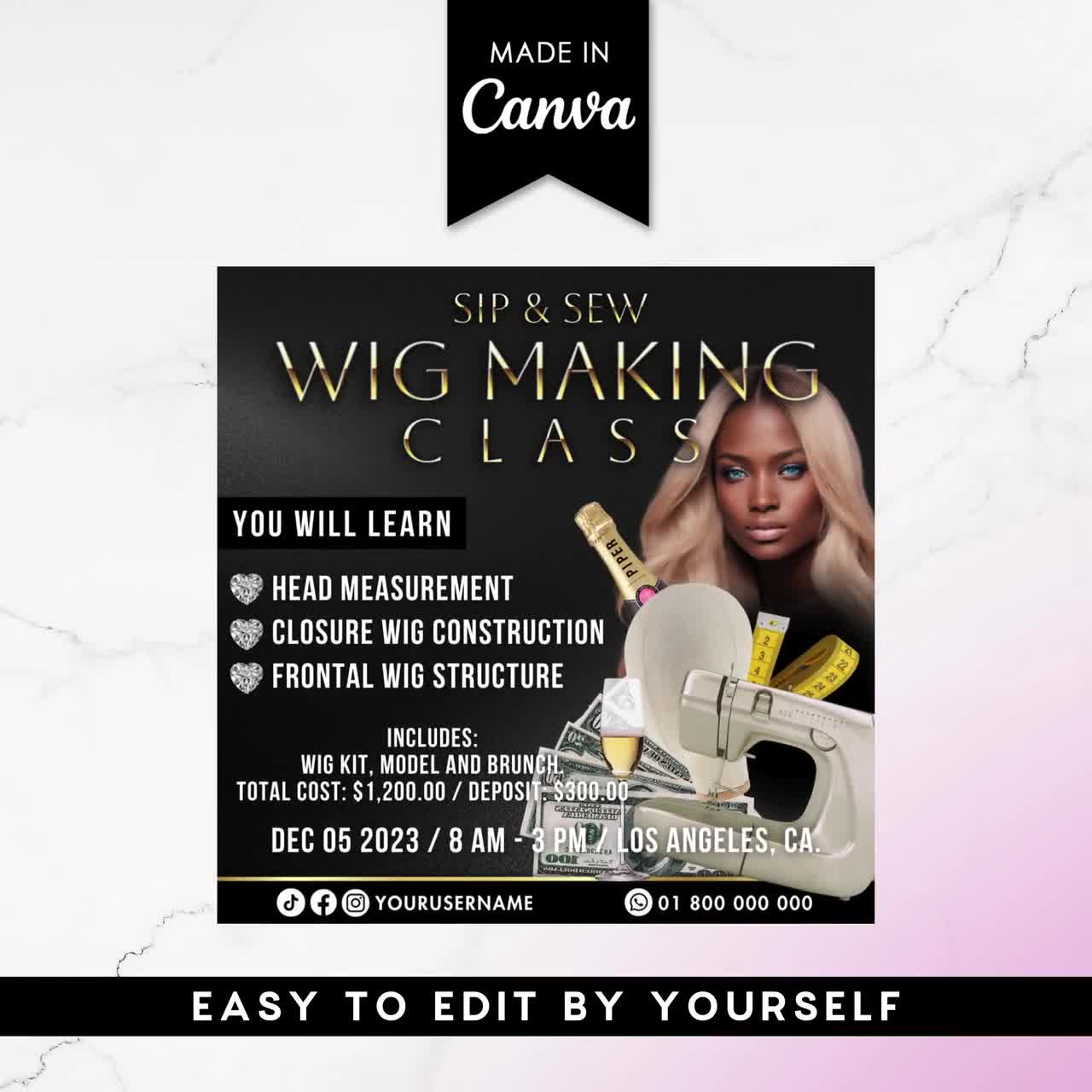 Wig styling classes outlet los angeles