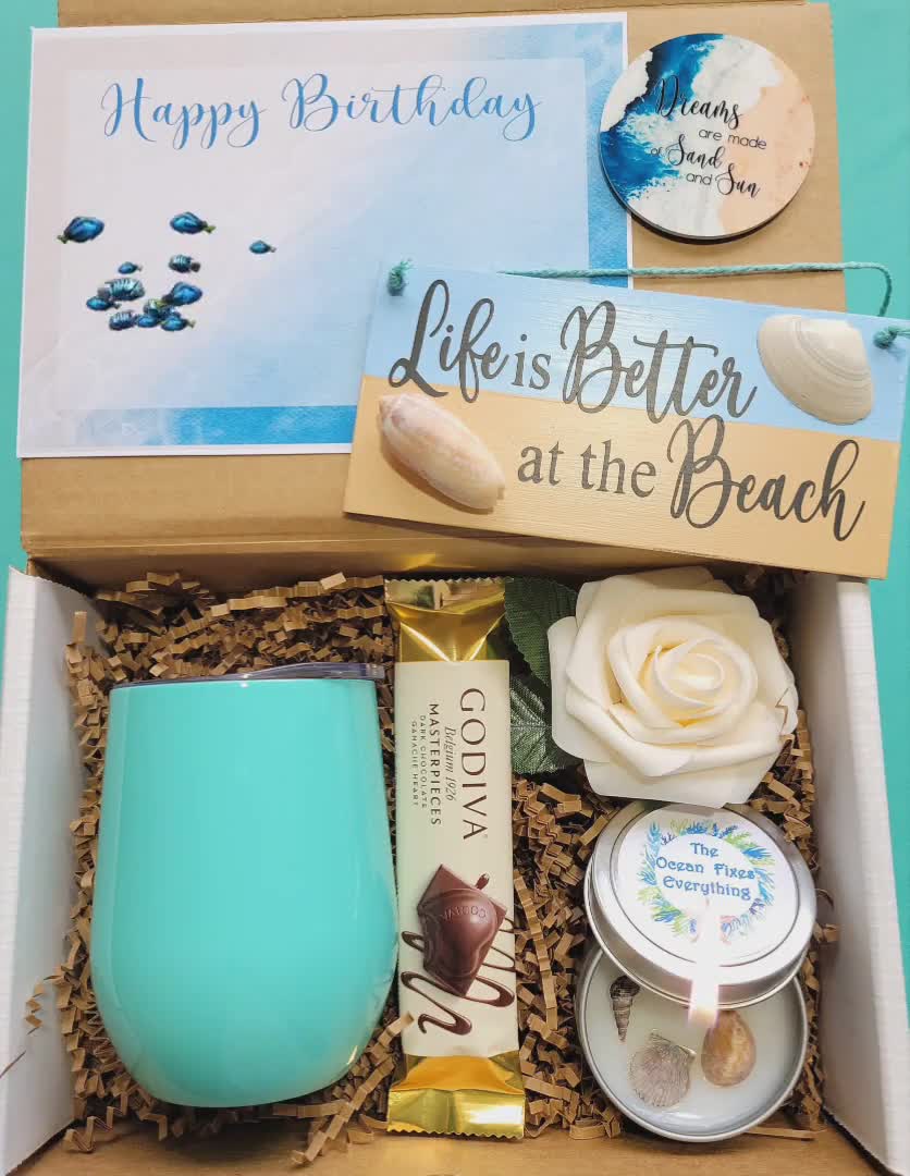 Top Sun & Sand Coastal Gift Box