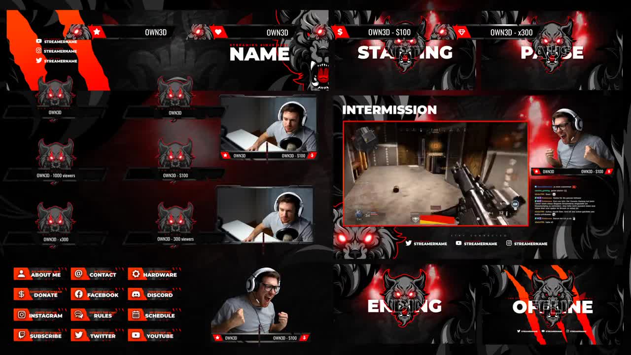 Just Chatting Overlays for Twitch,  & More! - OWN3D