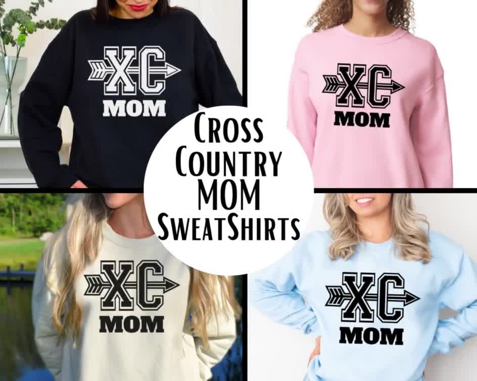 Cross Country Mom Sweatshirt, Cross Country Mom Shirt, XC Mom