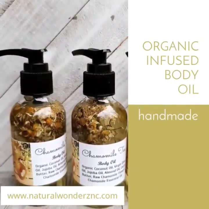 Body Oil | Body| Aromatherapy| Calendula| Coconut Oil| Care Package| Jasmine| Sweet Almond Oil| Marigold| Jojoba Oil| Castor Oil| Vegan video poster