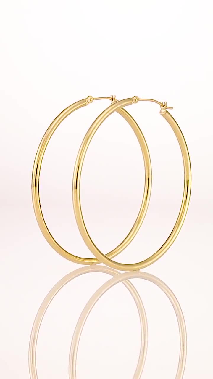  MOROTOLE Gold Hoop Earrings for Women Thick Gold Hoop Earrings  Diamond Cut Ripples Designed Large Thick Gold Hoop Big Thick Hoop Earrings  for Women 30mm Gold Hoop Earrings for Women: Clothing