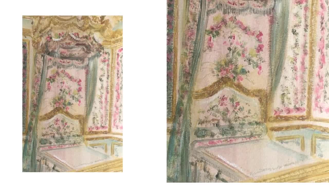 1921 Print Marie Antoinette Bedroom Chandelier Decor - ORIGINAL HISTOR –  Period Paper Historic Art LLC