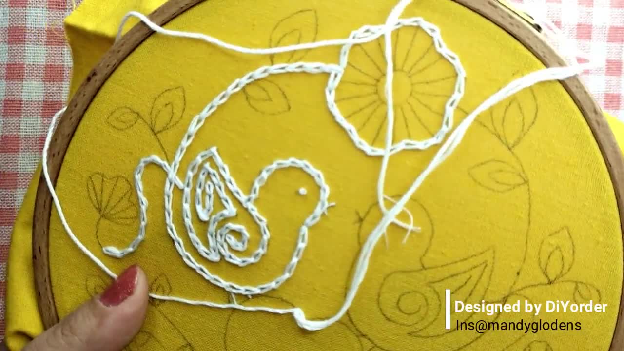 Mandala Simple Embroidery Kit Beginner-embroidery -  Australia