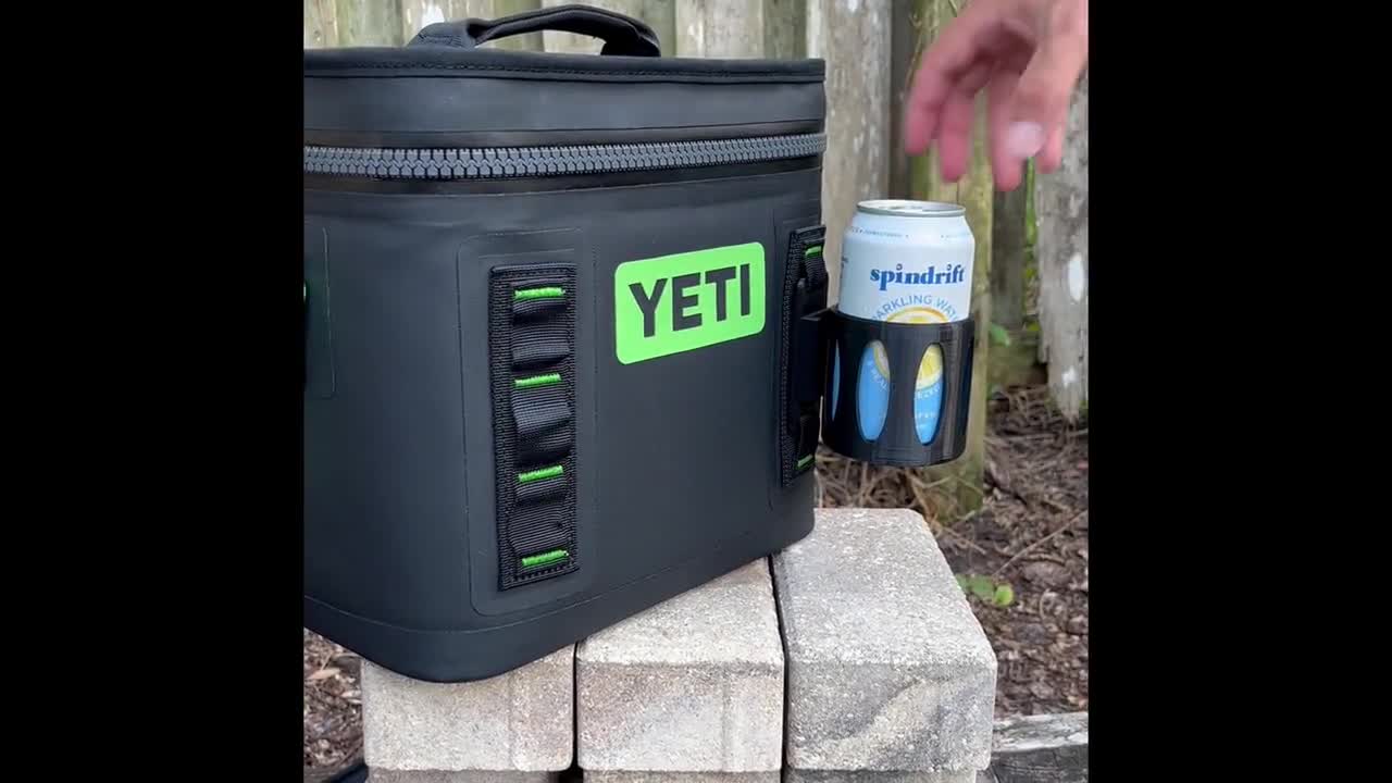 Blikhouder voor Yeti Soft Cooler: snelsluiting MOLLE-houder voor blikjes video poster