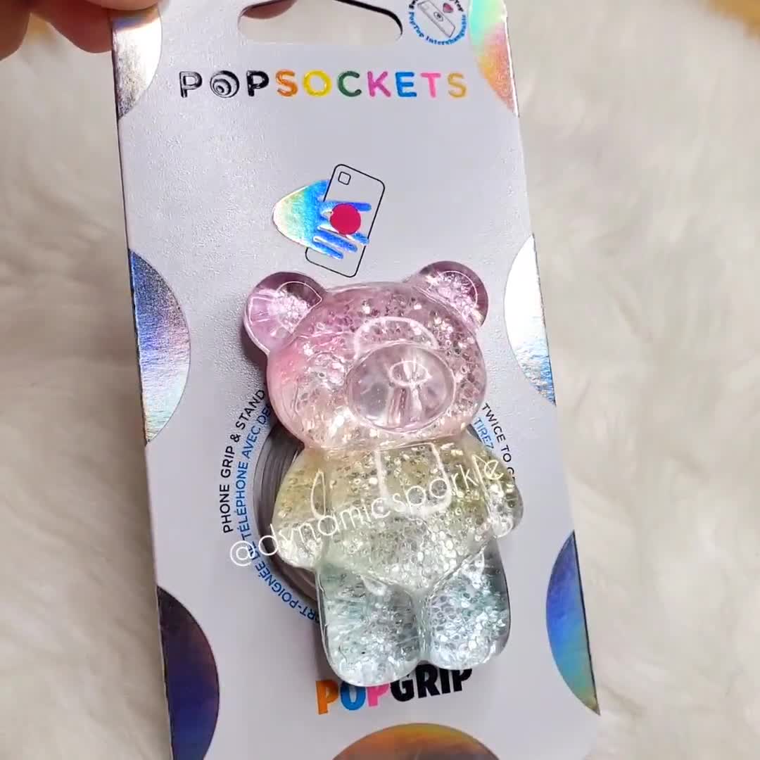 Pink Gummy Bear Pop Socket