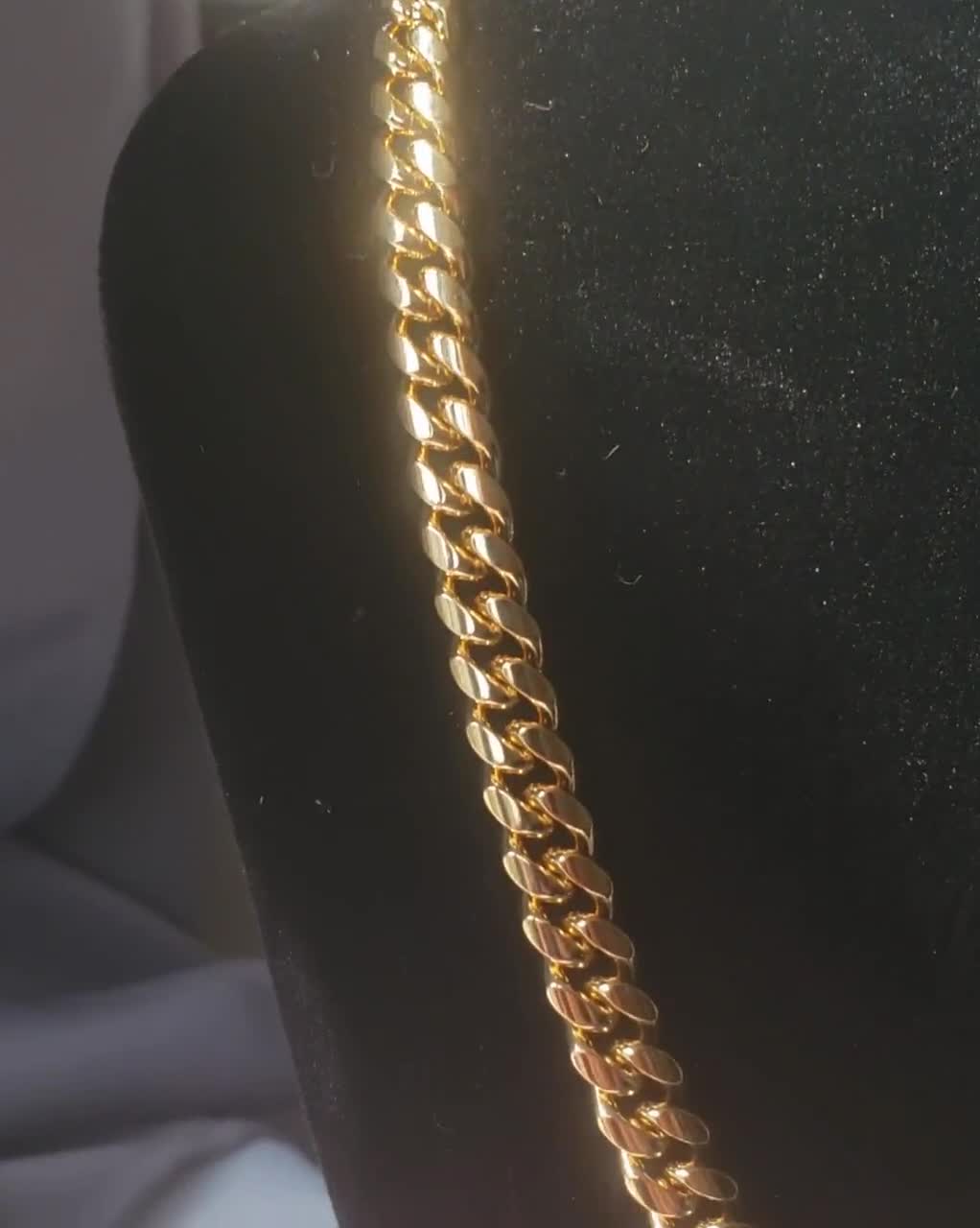 Men's Solid Gold Ice Link Chain | The Gold Gods