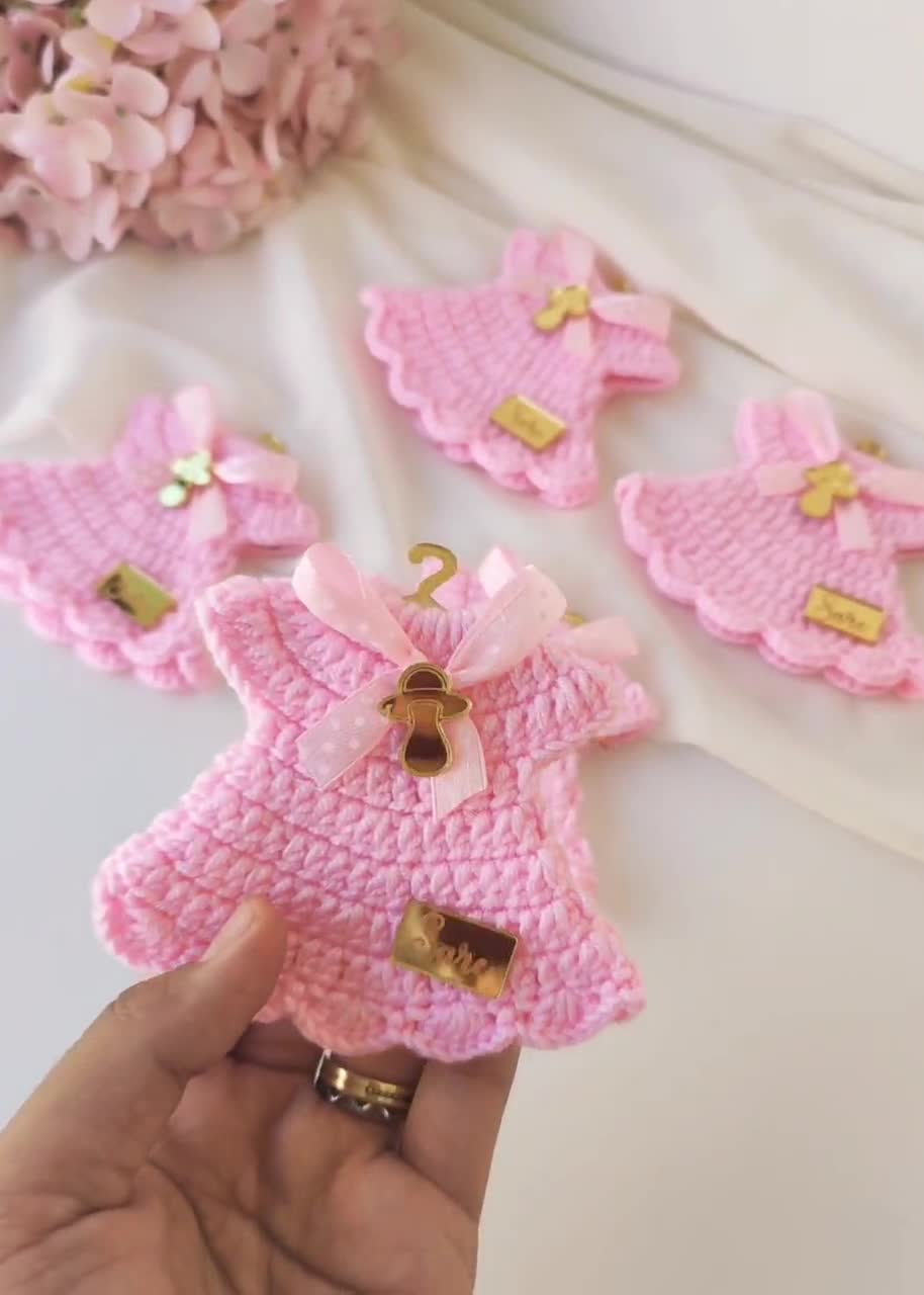 Crochet mini outlet dress baby shower