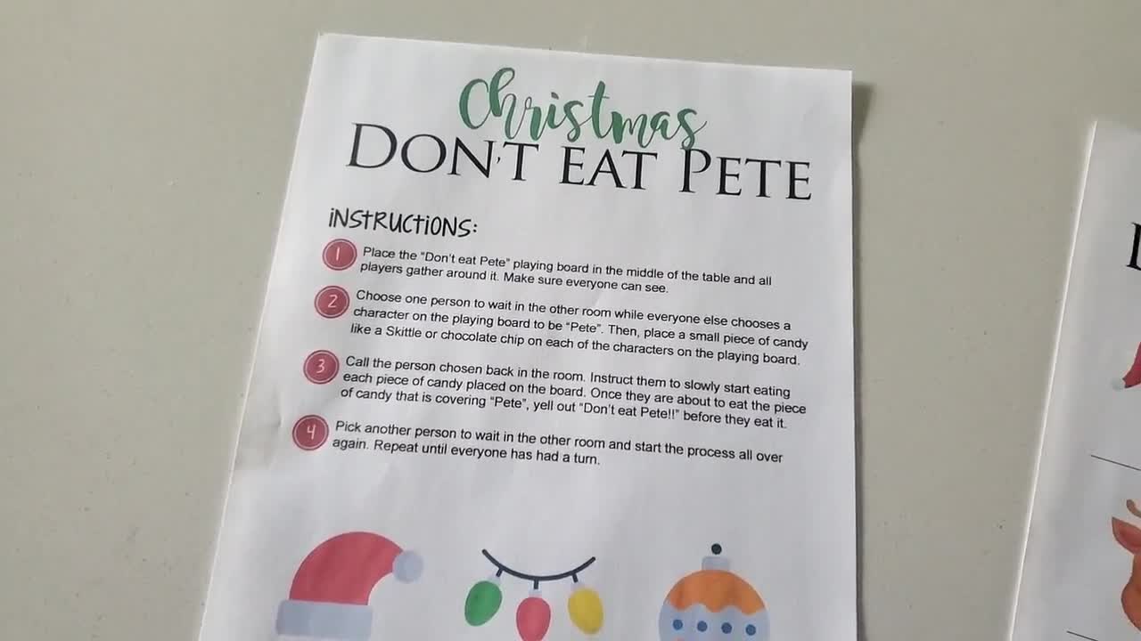 christmas-don-t-eat-pete-game-printable-holiday-party-activity-digital-download-etsy for Don T Eat Pete Christmas Free Printable Christmas Don't Eat Pete Game: Printable Holiday Party Activity (digital Download) - Etsy for Don T Eat Pete Christmas Free Printable