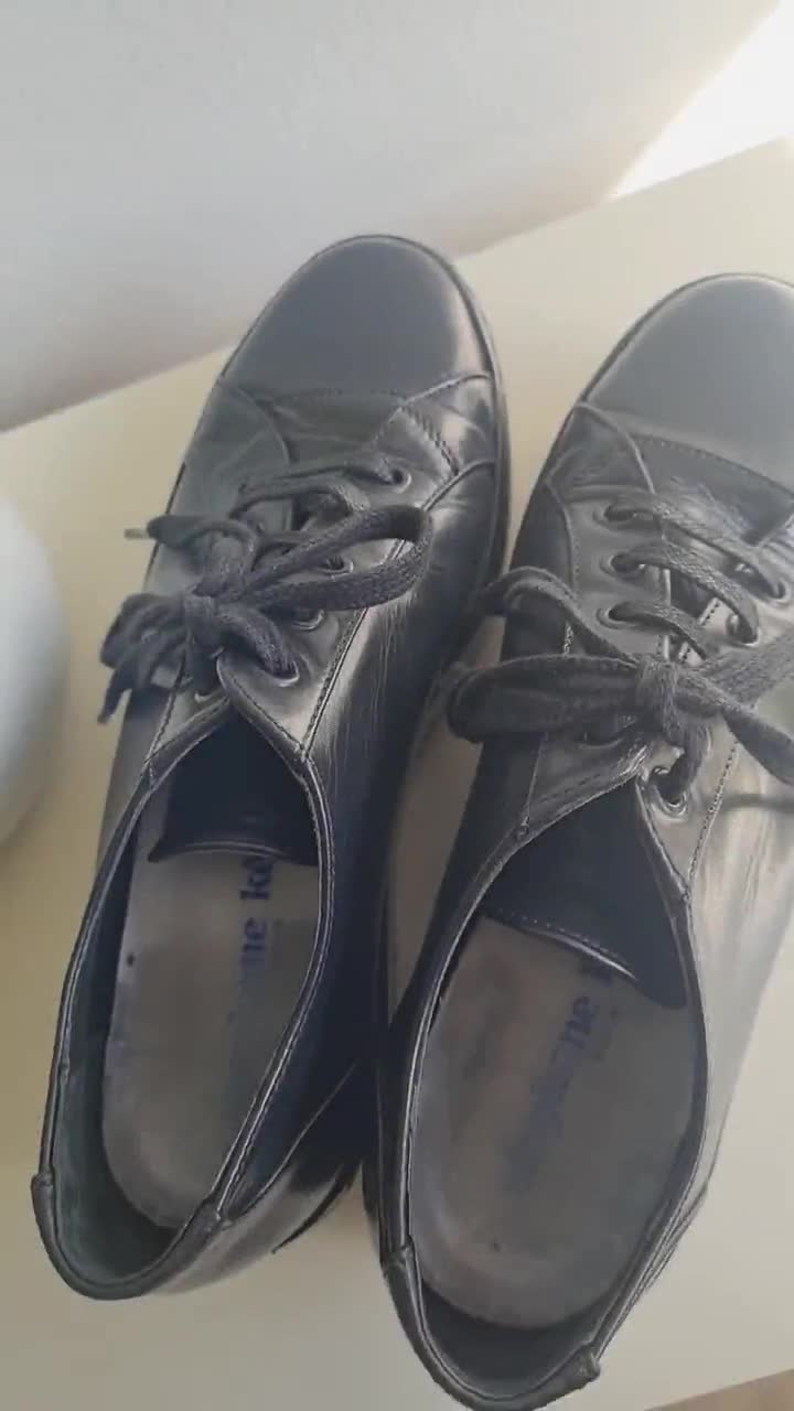 Zapatos de plataforma vintage de piel STEPHANE KELIAN - Talla 39 video poster