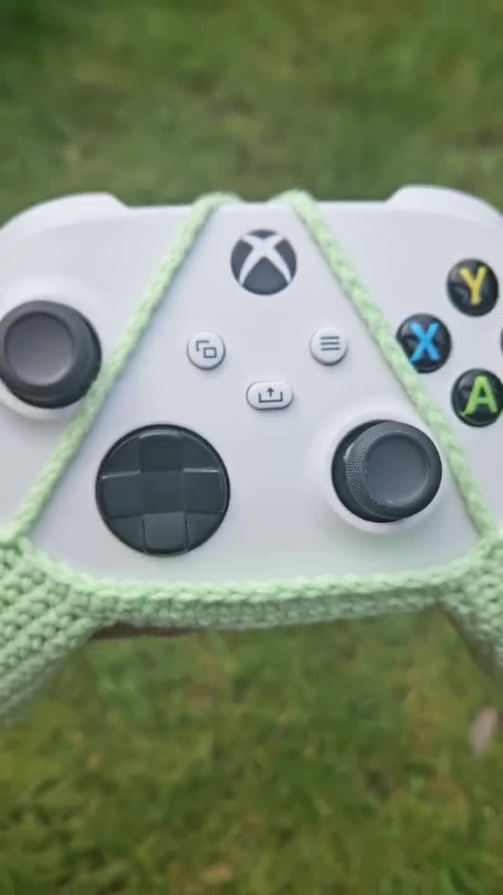 Xboxちゃん　パッチ TOP! Crochet Pattern of XBOX Controller Cover. Pattern of MS