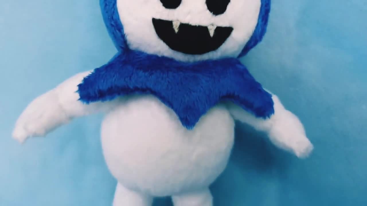 ジャックフロストぬいぐるみキーホルダー：ゲーマーへの手作りペルソナ