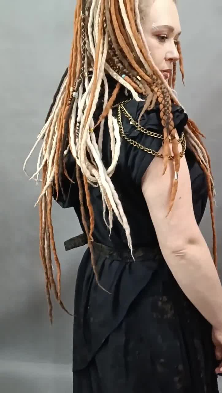 Wasteland Queen Gown - Post Apocalyptic Costume - Black
