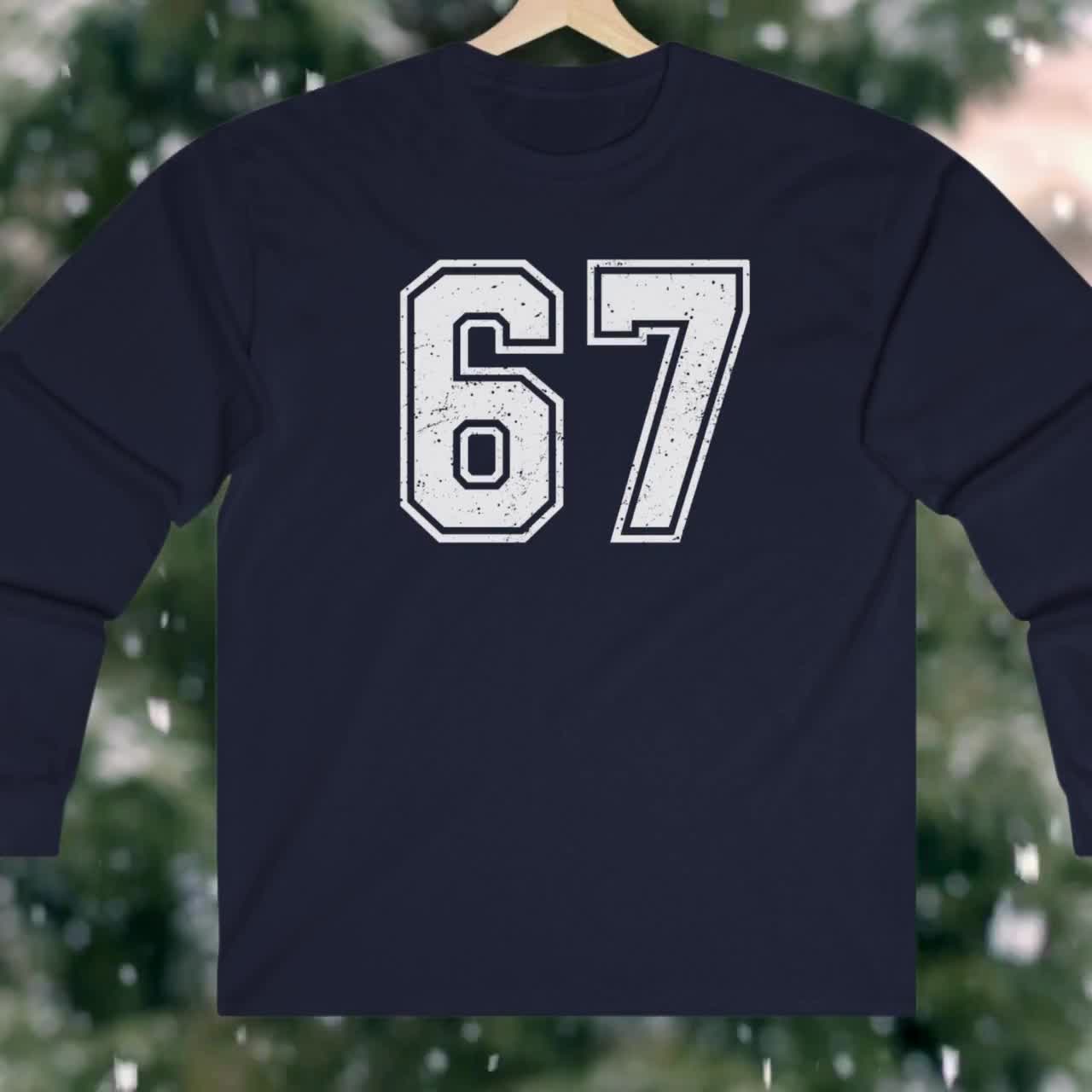 67 Long Sleeve Shirt, Six Seven Viral Meme Tee, Funny Teacher