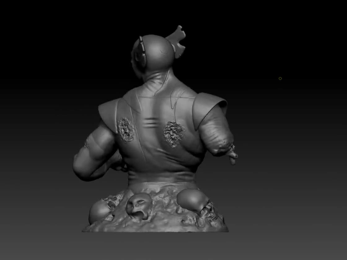 【ねずきん】STLクローン Deadpool Zombie 480mm STL Files | SpecialSTL