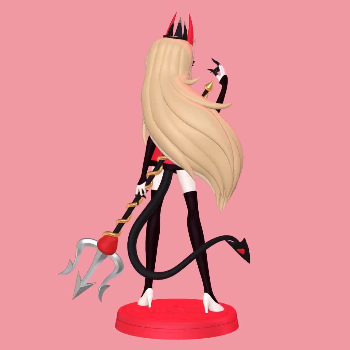 チャーリー・デーモン・ハズビン・ホテルの3Dプリント用デジタルモデル