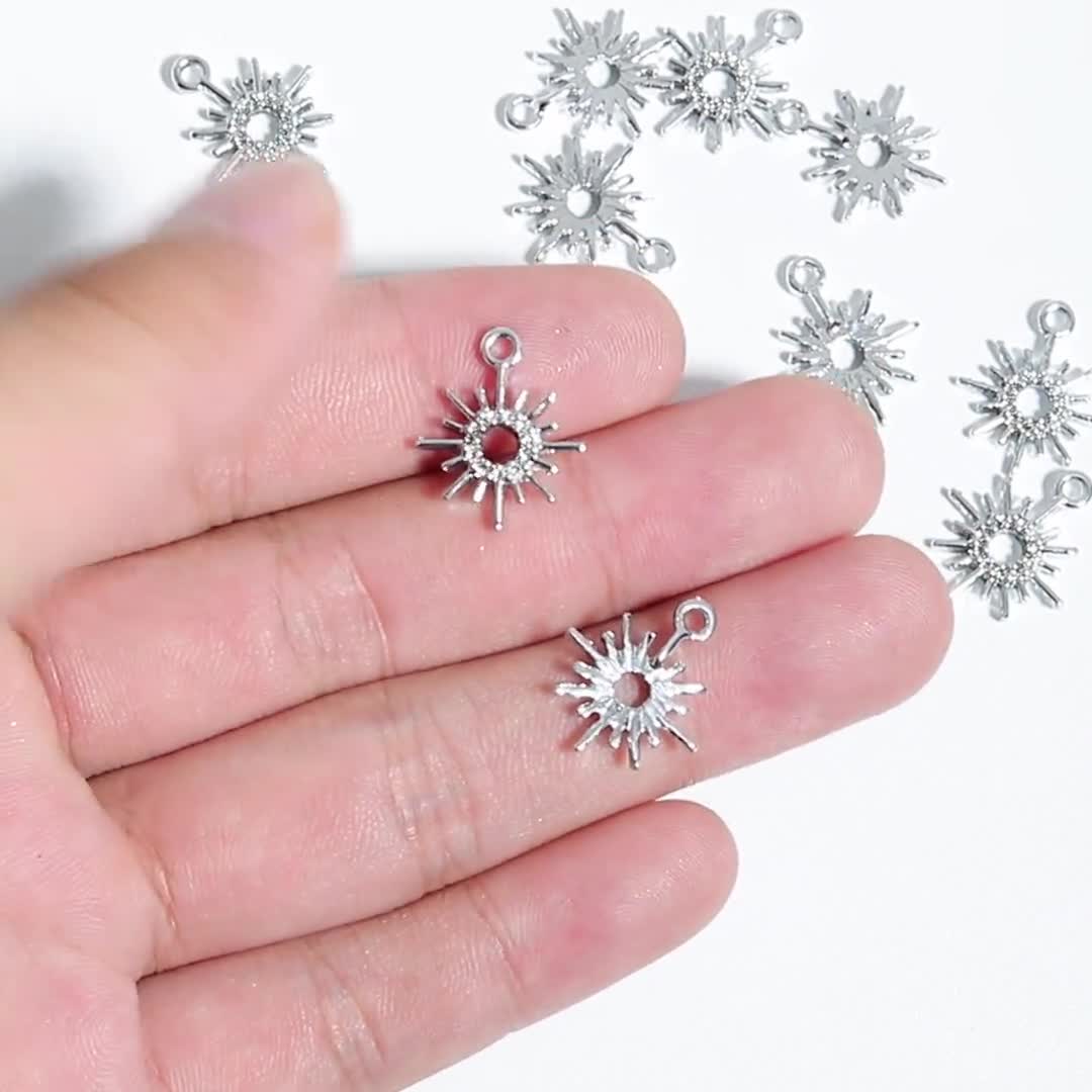 Alloy Sun Charms - Zinc Alloy Sun Earrings - Alloy Sun
