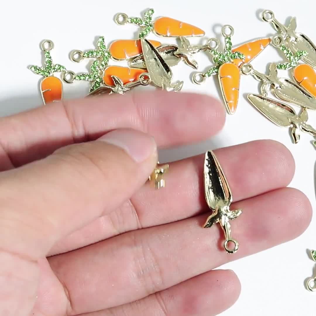 第一ネット Carrot Alloy Zinc - Charms Carrot Alloy Earrings Enamel - スツール