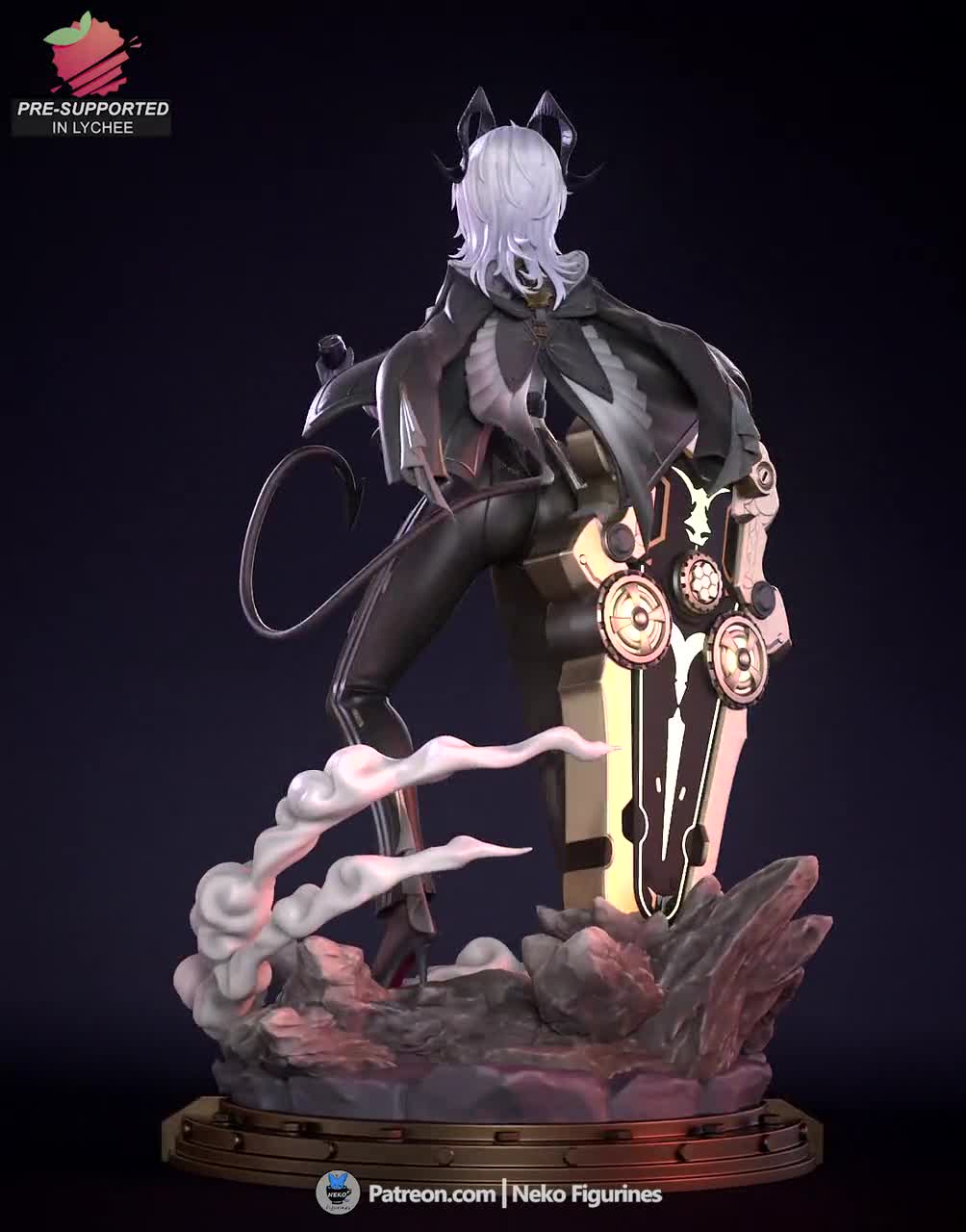 Zani (wuthering Waves) | 3d Printed Resin Figure | -fan Art